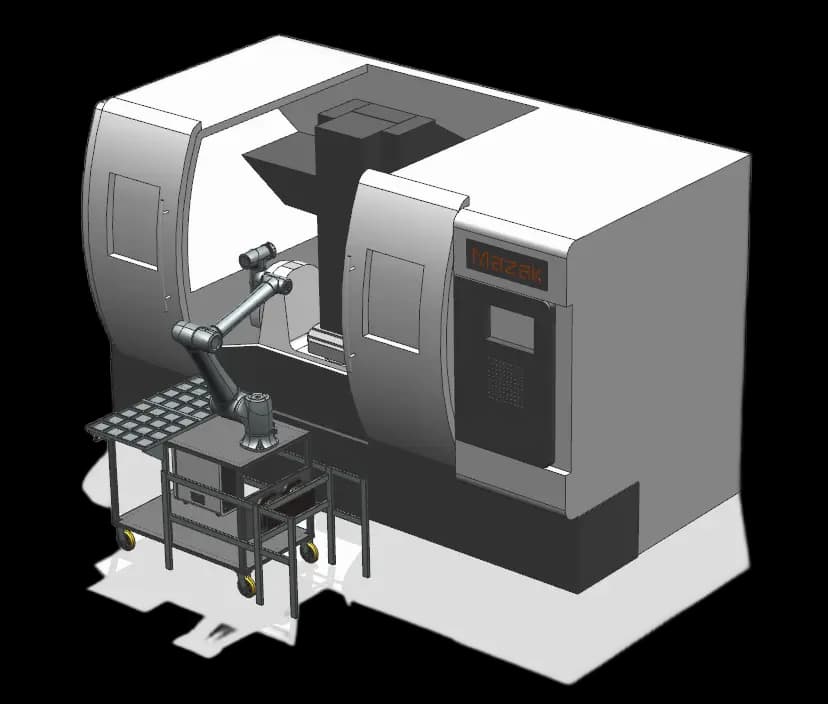 Роботизированный комплекс загрузки-разгрузки станков ЧПУ