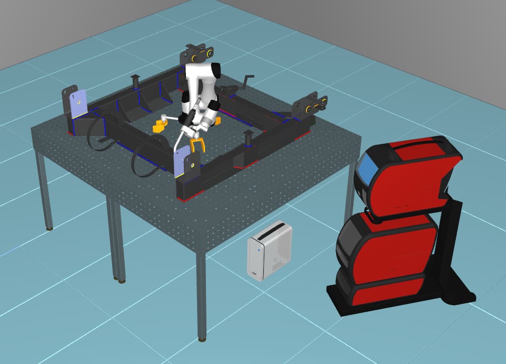 Коллаборативный сварочный комплекс DOBOT CR5 с источником Megmeet PM400