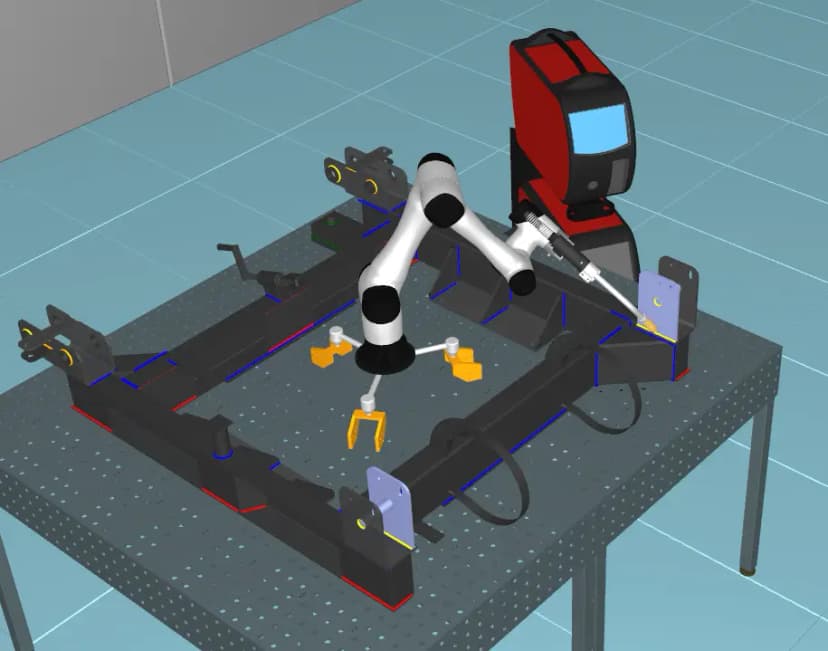 Роботизированный комплекс автоматизации сварочных операций