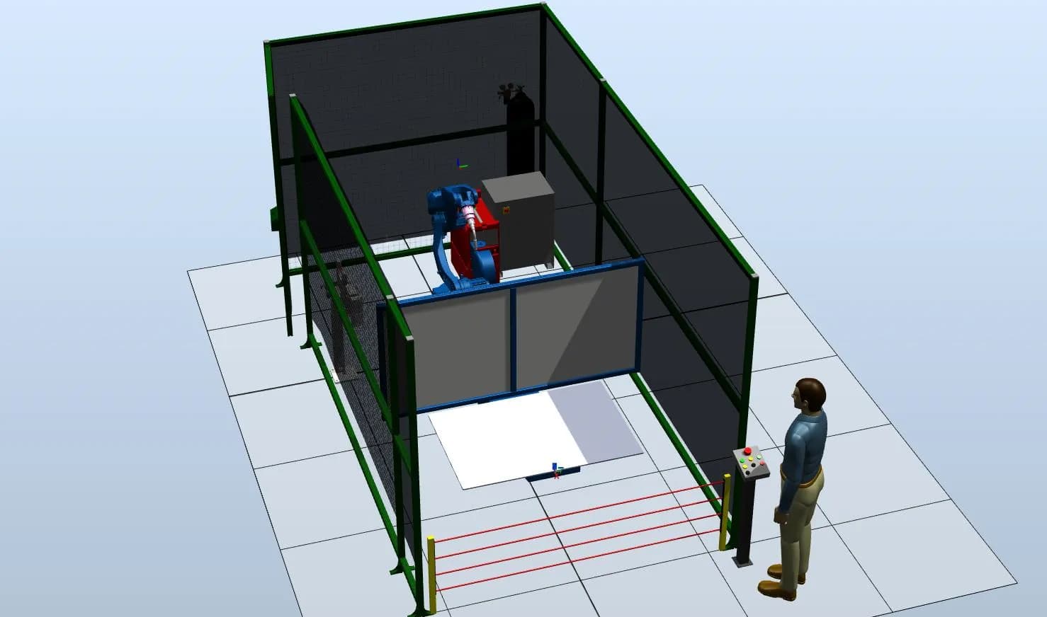 Состав универсального комплекса по роботизированной сварке