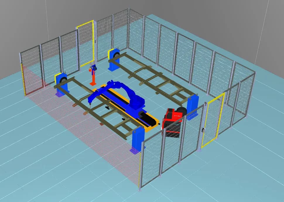 Состав универсального комплекса по роботизированной сварке