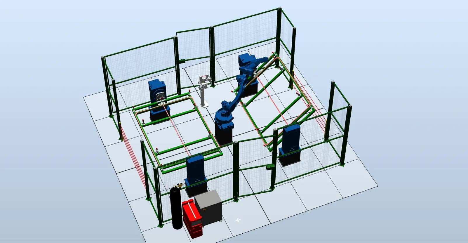 Состав универсального комплекса по роботизированной сварке