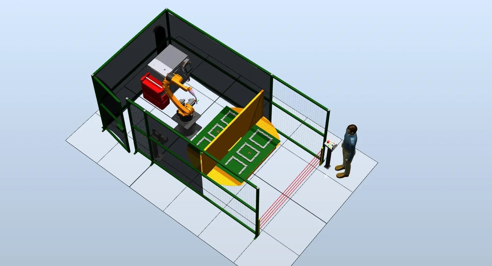 Состав универсального комплекса по роботизированной сварке