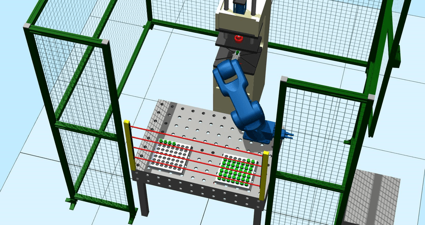 Роботизированный комплекс загрузки-разгрузки