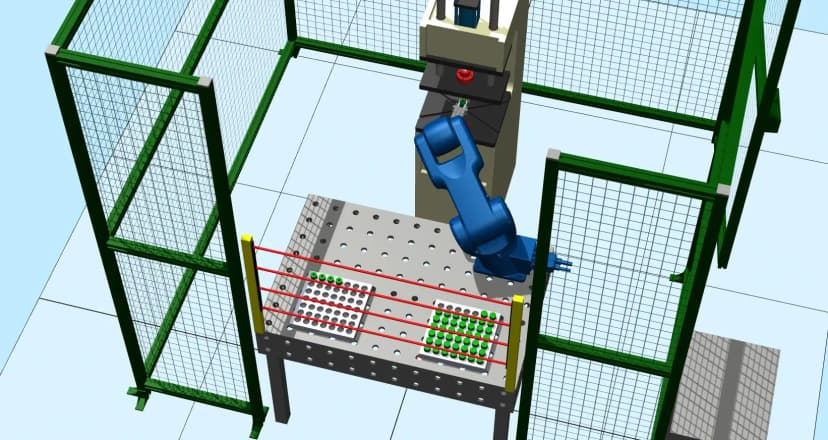Роботизированный комплекс загрузки-разгрузки