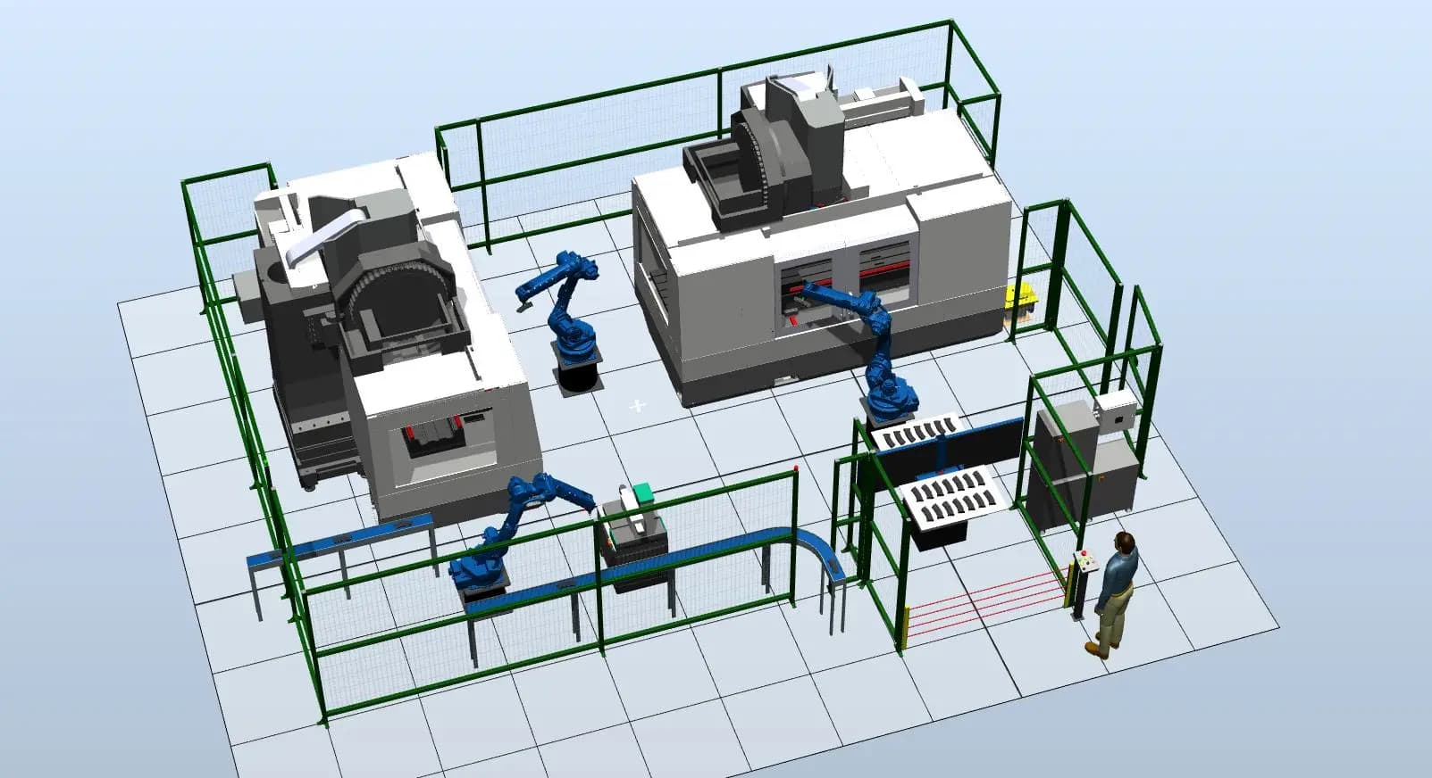 Роботизированная ячейка механо