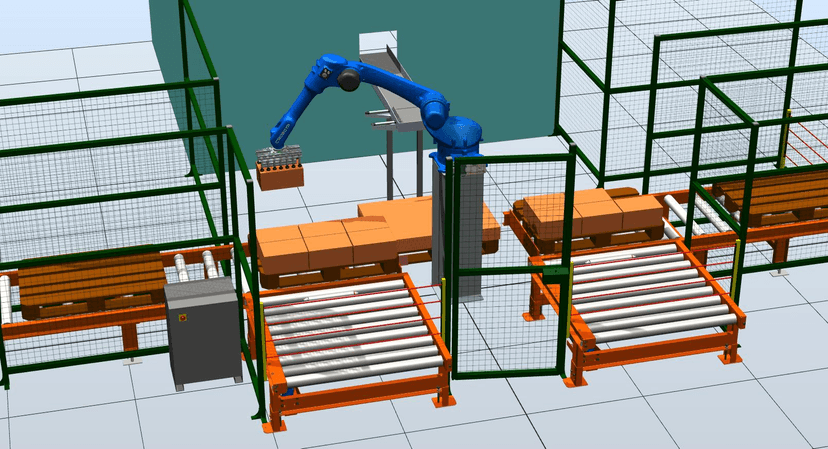 Состав универсального комплекса по роботизированной перекладке