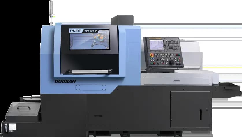 Токарный автомат puma st 10gs ii с чпу