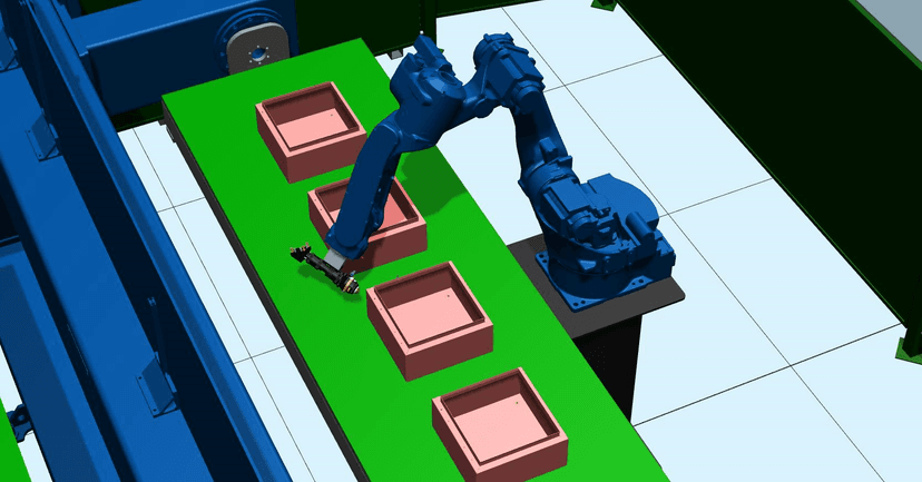 Роботизированный комплекс автоматизации производственного участка