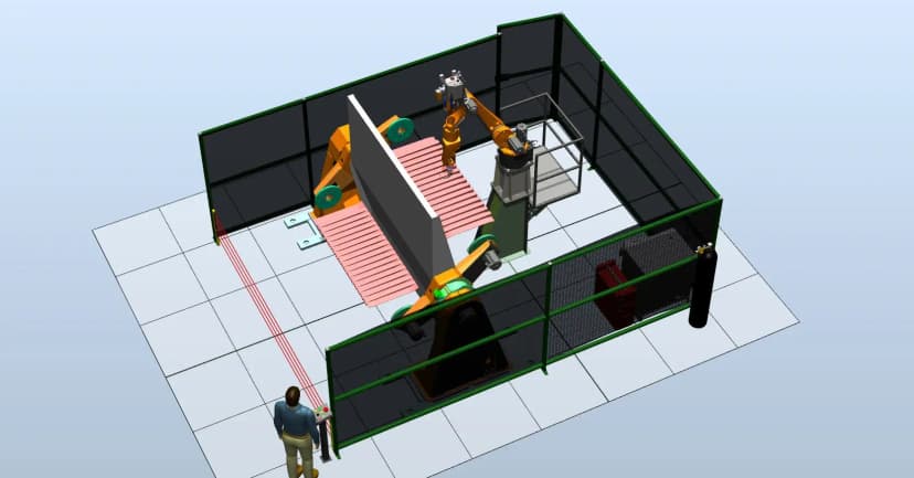 Роботизированный комплекс автоматизации механообработки