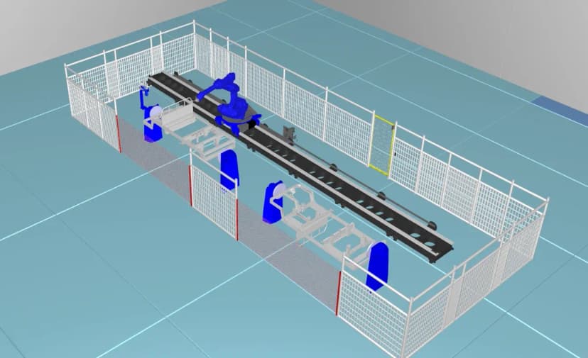 Роботизированный комплекс автоматизации механообработки