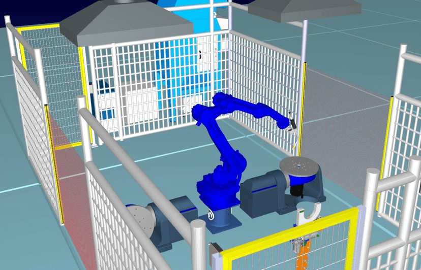 Роботизированный комплекс автоматизации механообработки