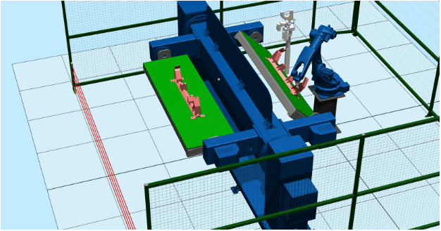 Роботизированный комплекс автоматизации механообработки