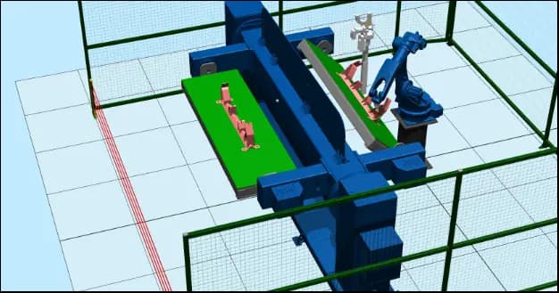 Роботизированный комплекс автоматизации механообработки
