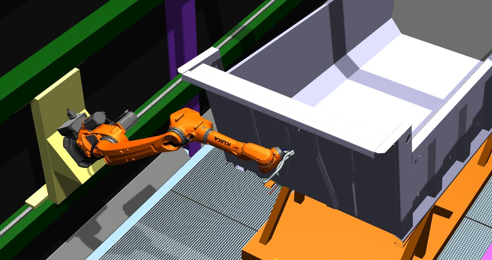 Роботизированный дробеструйный