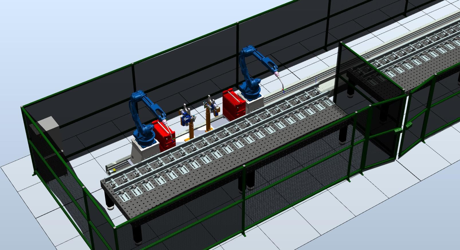 Роботизированный сварочный комплекс Yaskawa AR2010 с линейной осью