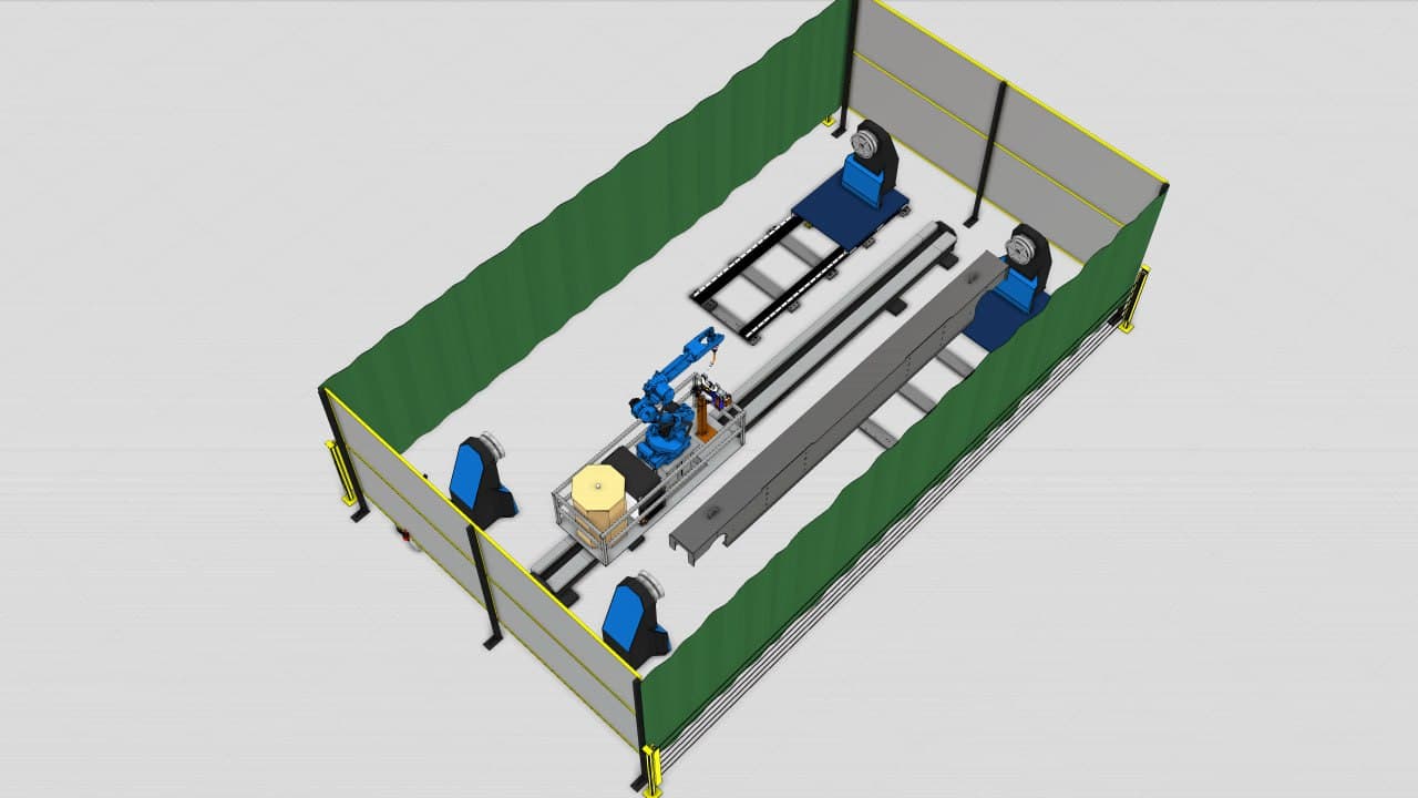 Роботизированный сварочный комплекс Yaskawa Motoman AR2010