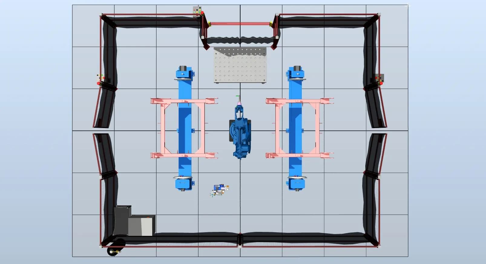 Состав универсального комплекса по роботизированной сварке