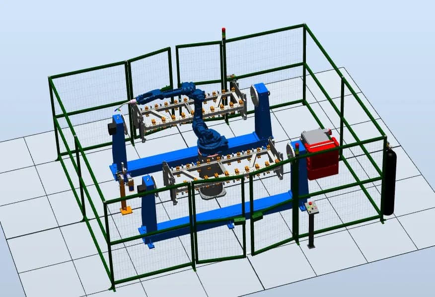Состав универсального комплекса по роботизированной сварке