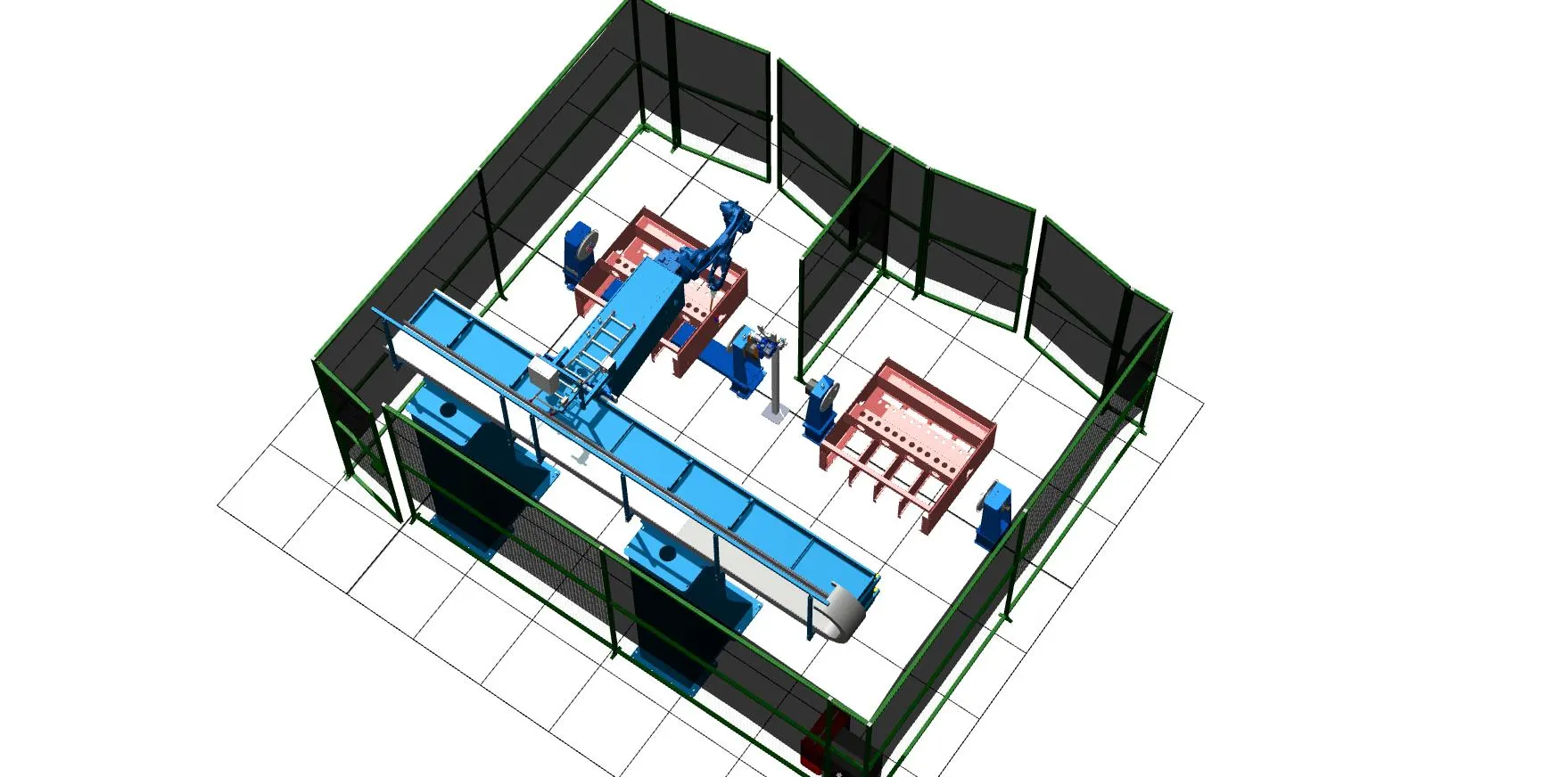 Роботизированный комплекс сварки yaskawa ar2010