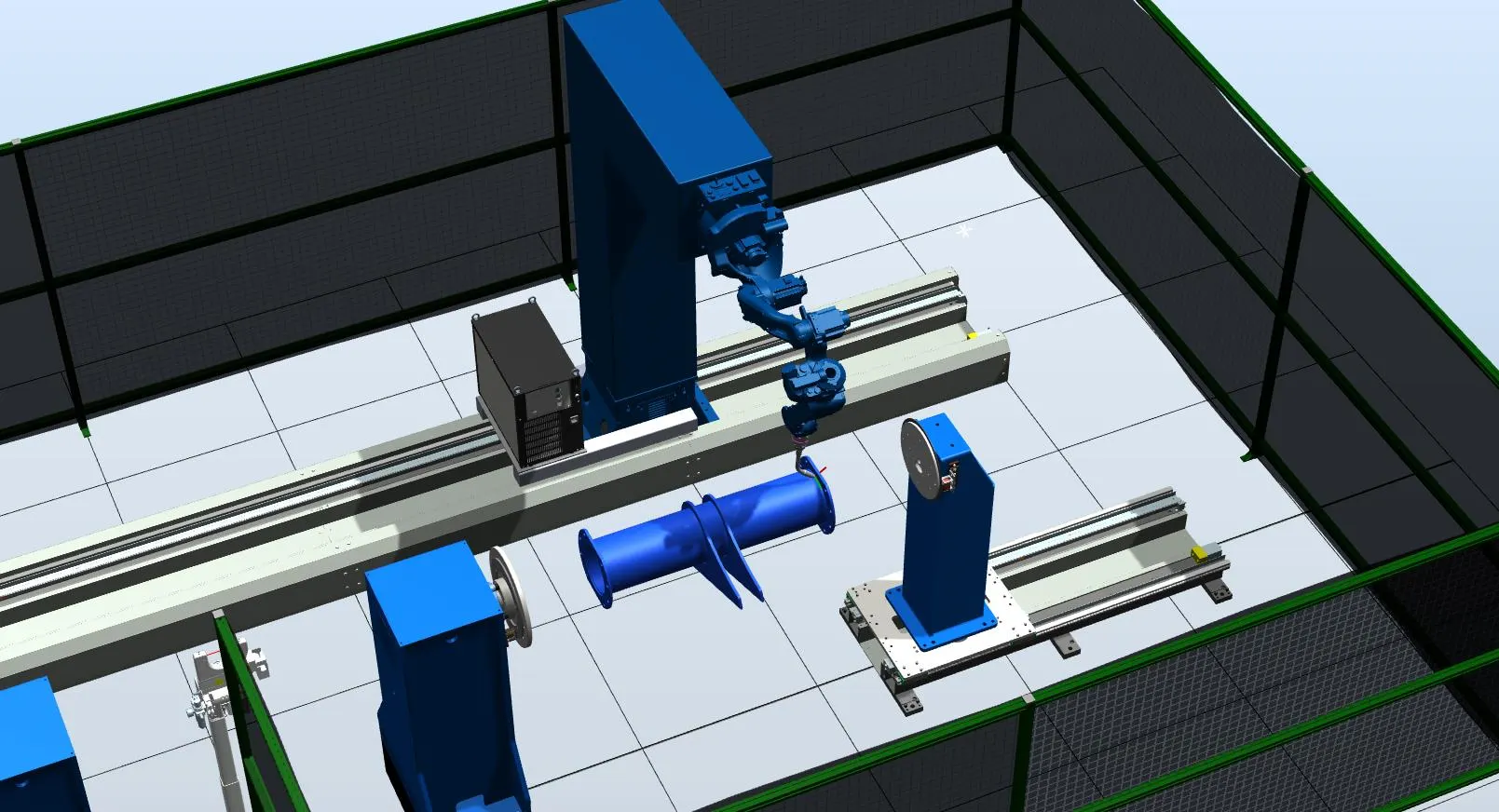 Роботизированный комплекс сварки yaskawa