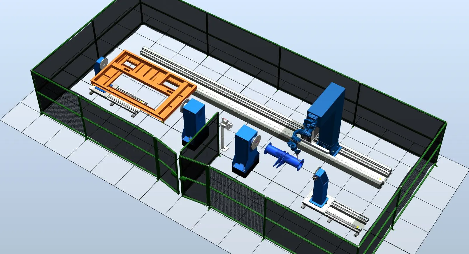 Роботизированный комплекс сварки yaskawa